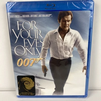 50 Years James Bond  007 For Your Eyes Only NEW Blu-Ray 1981 Movie Roger Moore - Image 1 of 4