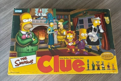 The Simpsons Clue 2nd Edition Board Game – Brand New Sealed – Parker Brothers - Image 1 of 2