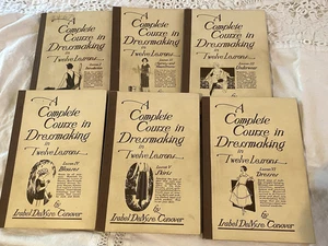 A Complete Course in Dressmaking Isabel Conover 12 Volume Set Antique 1921 - Picture 1 of 7
