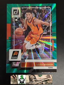 2022-23 Panini Donruss Devin Booker GREEN BLAST PRIZM card #132 Suns - Picture 1 of 2