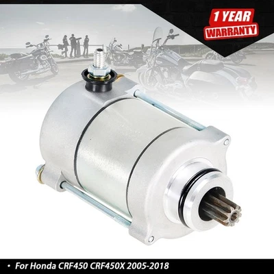 Reemplazo de arranque para Honda CRF450 CRF450X 2005-2016 2017 2018 31200-MEY-671 Foto 1 de 4