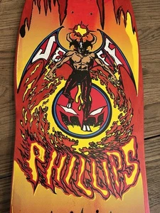 1989 BBC Jeff Phillips Devil Skateboard Vintage - Picture 1 of 6