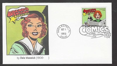 #3000t 32c Comic Strip Classics -Brenda Starr, Reporter-Fleetwood FDC - Image 1 of 2