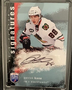 2007-08 Upper Deck Be a Player - Signatures #S-PK Patrick Kane (AU, RC) - Picture 1 of 7