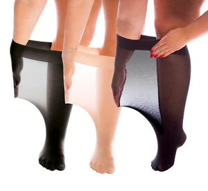 Calze Pop Taglie Forti Al Ginocchio Super Larghe Elasticizzate Multi Denaro CONFEZIONE TRIAL XXL - Foto 1 di 8
