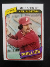 1980 Topps Baseball #270 Mike Schmidt (All Star) (Phillies)