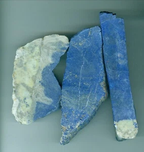 Natural Deep Blue Lapis 212 grams of Deep Rich Blue Natural Lapis cabbing rough - Picture 1 of 1