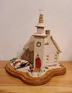 Lowell Davis Church Figurine Ltd Ed Large Sculpture Personally Signed By Lowell - Picture 1 of 10