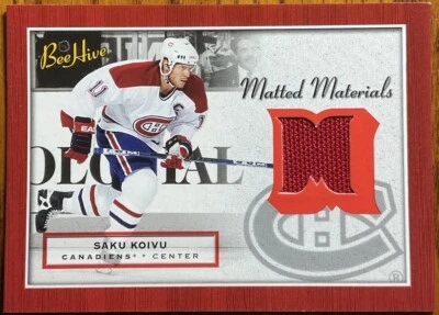 2005-06 Beehive Matted Materials Saku Koivu #MM-SK Montreal Canadiens - Image 1 of 2