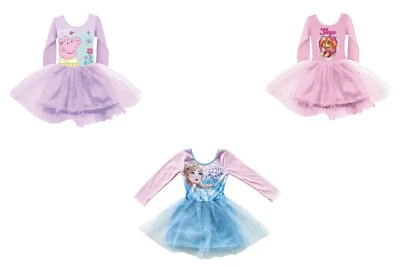 Eiskönigin Paw Patrol Peppa Pig Ballettkleid Größen: 92/98 104/110 116/122 128