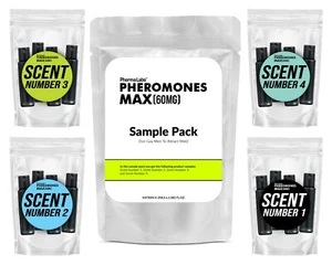 Pheromones MAX Sample Pack Bundle for Gay men to Attract Men - Picture 1 of 4