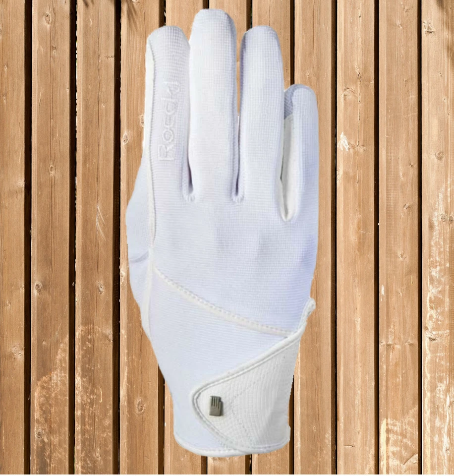 Roeckl Reithandschuh MADISON 3301-268, dünner Roeckl Reit Handschuh, weiß - Bild 1 von 1