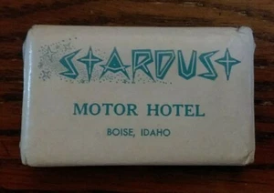 Vintage Stardust Motor Hotel Boise Mini Reisegröße Kaschmir Bouquet Seife - Bild 1 von 8