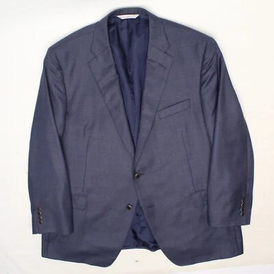 Casaco esportivo masculino Samuelsohn 1923 Garner 48R RAF azul super 130s jaqueta de lã  - Imagem 1 de 4