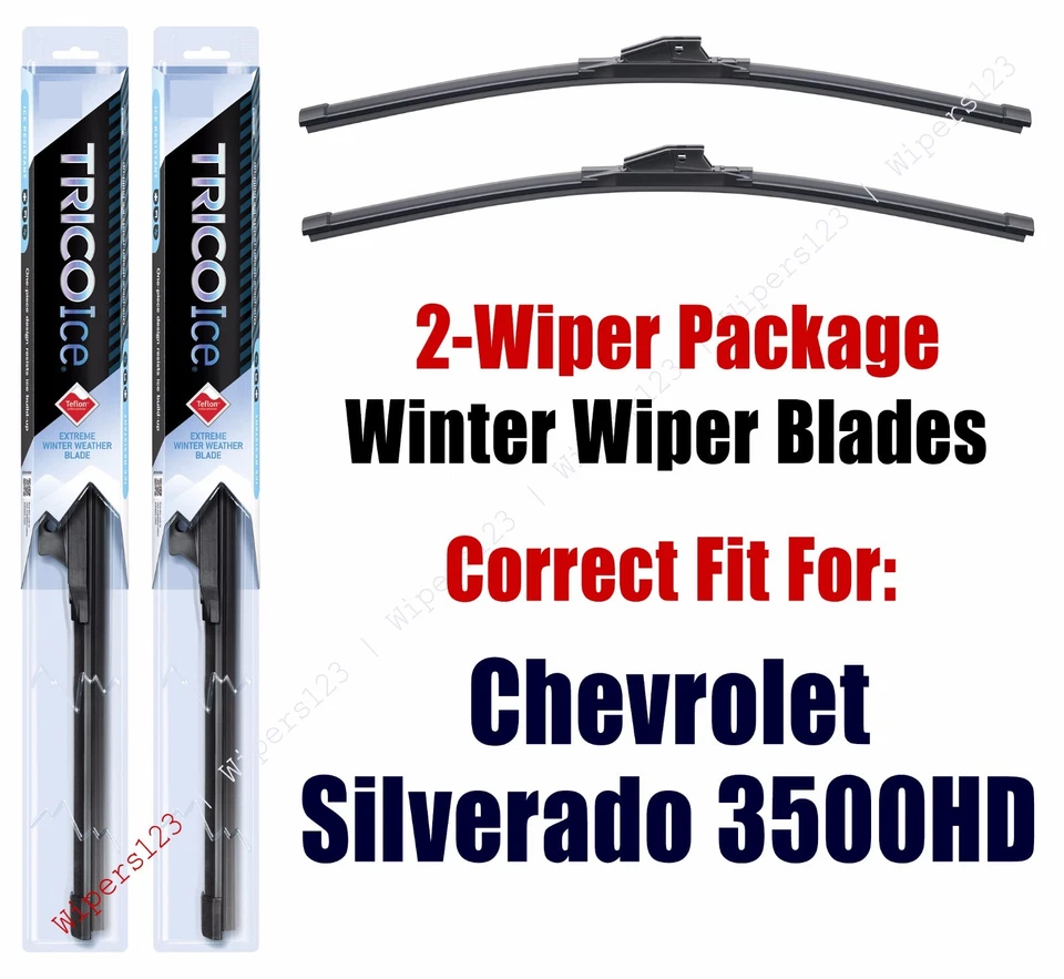 WINTER Wipers 2pk Super-Premium fits 2007+ Chevrolet Silverado 3500 HD 35220x2 - Image 1 of 1