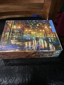 InGooood Rainy Night Walk 1000 Teile Holzpuzzle - Neu Versiegelt - Bild 1 von 6