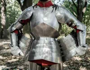 Medieval half Armour Steel Cuirass with Skirt Handcrafted Warrior Breastplate - Bild 1 von 6