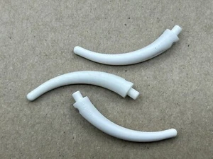 Lego Parts Lot (3) ~ White Dinosaur Tail End Section / Horn ~ No 40379 - Picture 1 of 1