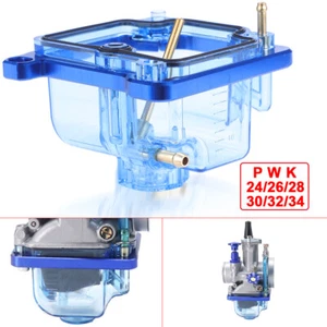 Plastic Transparent Carburetor Float Bowl For PWK 24 26 28 30 32mm Big Bore Carb - Picture 1 of 17