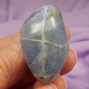 Very rare large Blue Hackmanite tumble stone, Sodalite 28g SN54423 - Picture 1 of 4