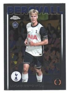 SALE 2024-25 Topps UCC Chrome Tottenham Hotspur Lucas Bergvall RC - Bild 1 von 2