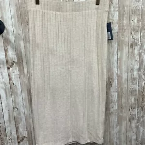 Heathered Cream Sweater Skirt - Picture 1 of 5