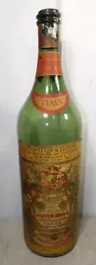 VTG 1940s Martini & Rossi Vermouth Huge Glass Empty Bottle Italy Oversize Big - Picture 1 of 12