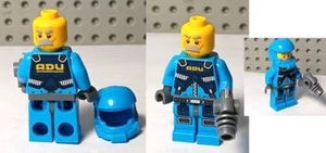 LEGO Galaxy Squad MAX SOLARFLARE Minfigure Alien Fighter ADU Blue Spacesuit Ray - Picture 1 of 1