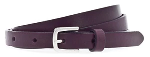 Vanzetti 15mm Full Leather Belt W100 Dark Purple - Imagen 1 de 4