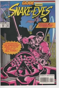 GI Joe #141 Marvel Comics (1982 Series) A Real American Hero Snake Eyes Scarlett - Picture 1 of 2