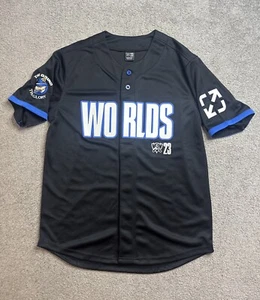 LEAGUE OF LEGENDS RIOT GAMES WORLDS BASEBALL JERSEY The Grind Glory Gaming LOL - Picture 1 of 12