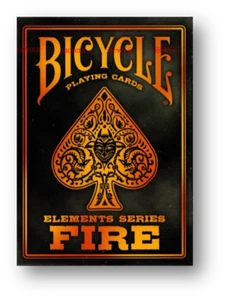 Bicycle Fire Deck Poker Playing Cards Spielkarten Kartenspiel - Bild 1 von 3