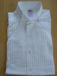 NWT Brooks Brothers White Formal Wing Collar Shirt 14.5-33 Traditional MSRP $135 - Picture 1 of 6
