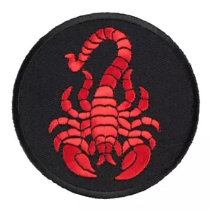 Parches redondos Red Scorpion, parches Scorpion - Imagen 1 de 3