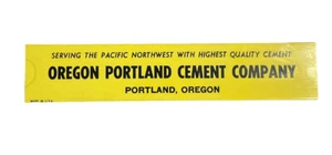 Portland Oregon Cement Company Ruler 1966 Volume Computer Calculator  Example ZP - Picture 1 of 6