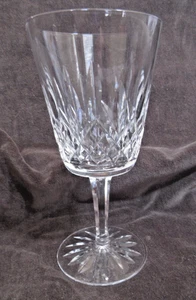 Vaso de agua Waterford Lismore One (1) copa de cristal 7" marcado excelente estado - Imagen 1 de 8