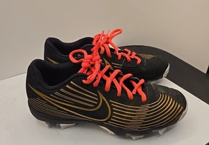 Nike Fastflex Damengröße 7 geformte Softballschuhe schwarz & goldfarben - Bild 1 von 6