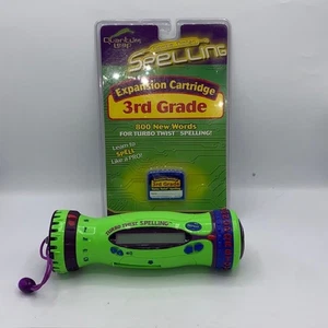 LeapFrog Turbo Twist Spelling Electronic Learning Game 2000 Tested Works Green - Picture 1 of 1