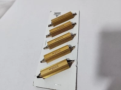 Paquete de 5 unidades de resistencia Vishay Dale RH-50 50W nuevas Foto 1 de 4