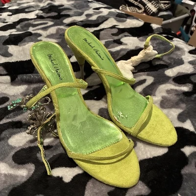 Michael Antonio flower heels - Image 1 of 4