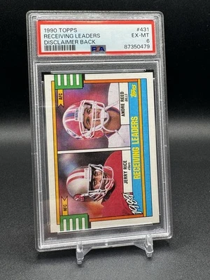 1990 Topps - Jerry Rice, Andre Reed #431 # Descargo de responsabilidad - Raro Foto 1 de 2
