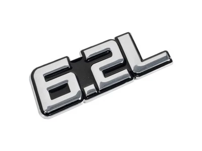 2010-2014 Ford F-150 Raptor 4" Black & Chrome 6.2L Fender Engine Trunk Emblem - Image 1 of 2