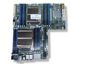 SUPERMICRO  X10DRW-IT 2X E5-2630V3 REV.1.02 LGA2011 MOTHERBOARD (4040)🍁 - Bild 1 von 5