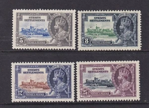 Straits Settlements 1935 Silber Jubiläumssatz 4 UM postfrisch - Bild 1 von 2