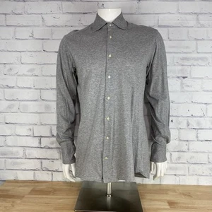 SuitSupply Shirt Men's 39 15.5 Long Sleeve Button Up Tessitura Monti Italian - Picture 1 of 11