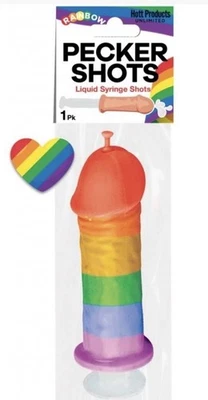 Jeringa de tiro en forma de Pecker contiene 3 oz novedad divertida mordaza regalo despedida de soltera Foto 1 de 3