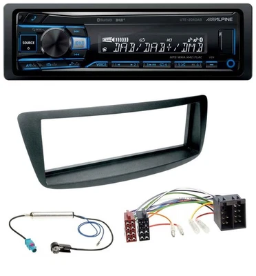 Alpine USB Bluetooth DAB MP3 Autoradio für Citroen C1 Peugeot 107 Fakra Phantome - Bild 1 von 4