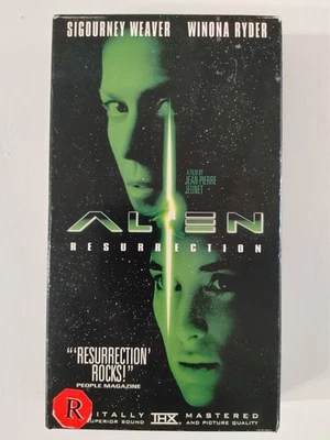 Alien Resurrection VHS *Rare Ex Blockbuster Copy* Sigourney Weaver Winona Ryder  - Image 1 of 4