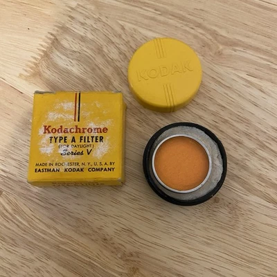 Filtro antigo Kodak Kodachrome tipo A para filtro de fotografia Daylight Series V - Imagem 1 de 4