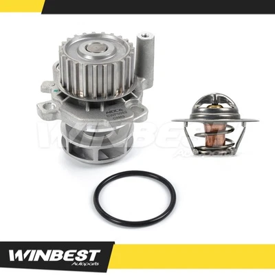 For Audi A4 TT VW Beetle Golf Jetta Passat 1.8L 2.0L Water Pump & Thermostat  - Image 1 of 4